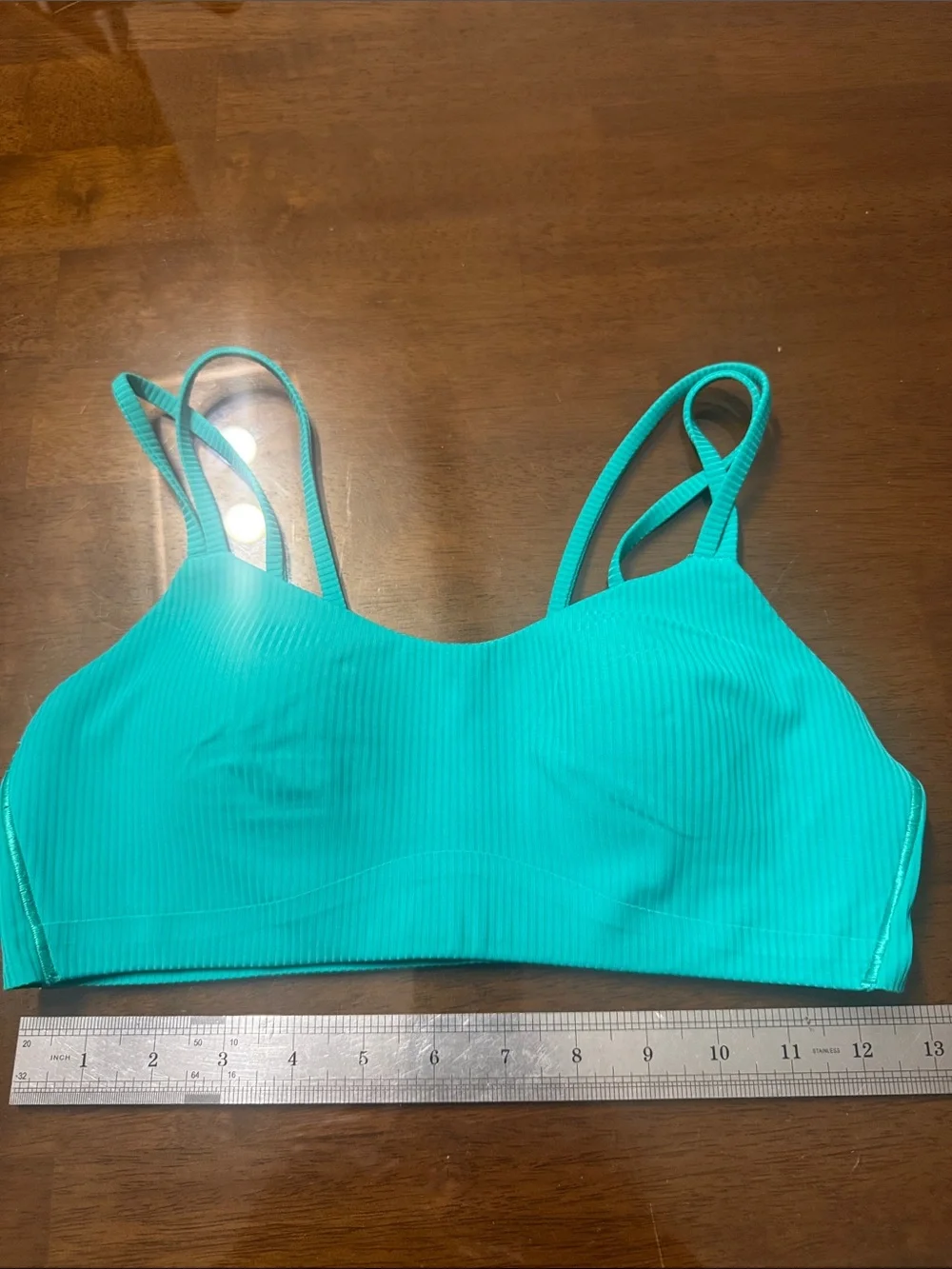 lululemon like a cloud sports bra. Ribbed Green size 6